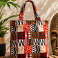 African Print Tote Bag